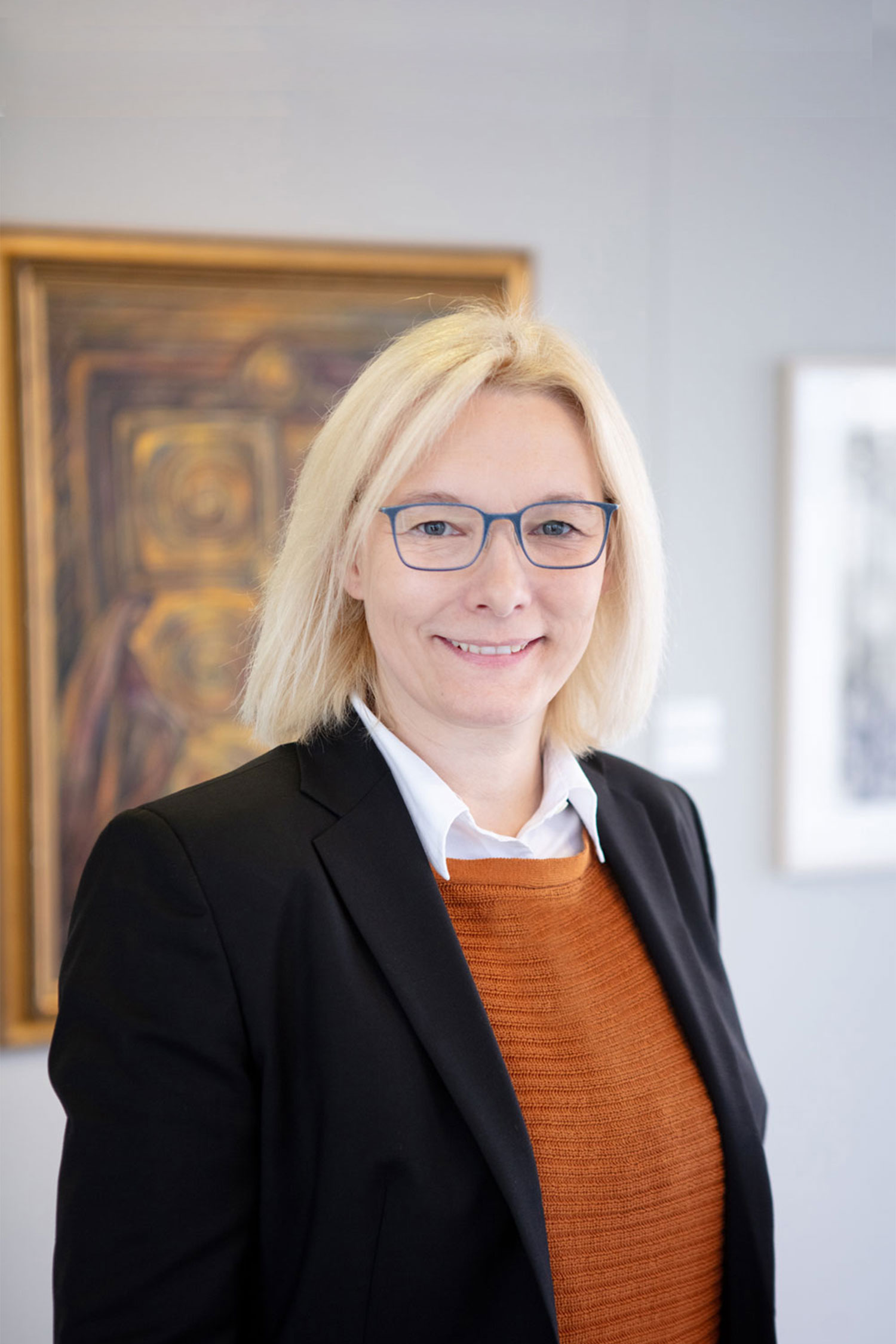 Sandra Vogel - Assistentin in der Galerie Stiftung BC – pro arte